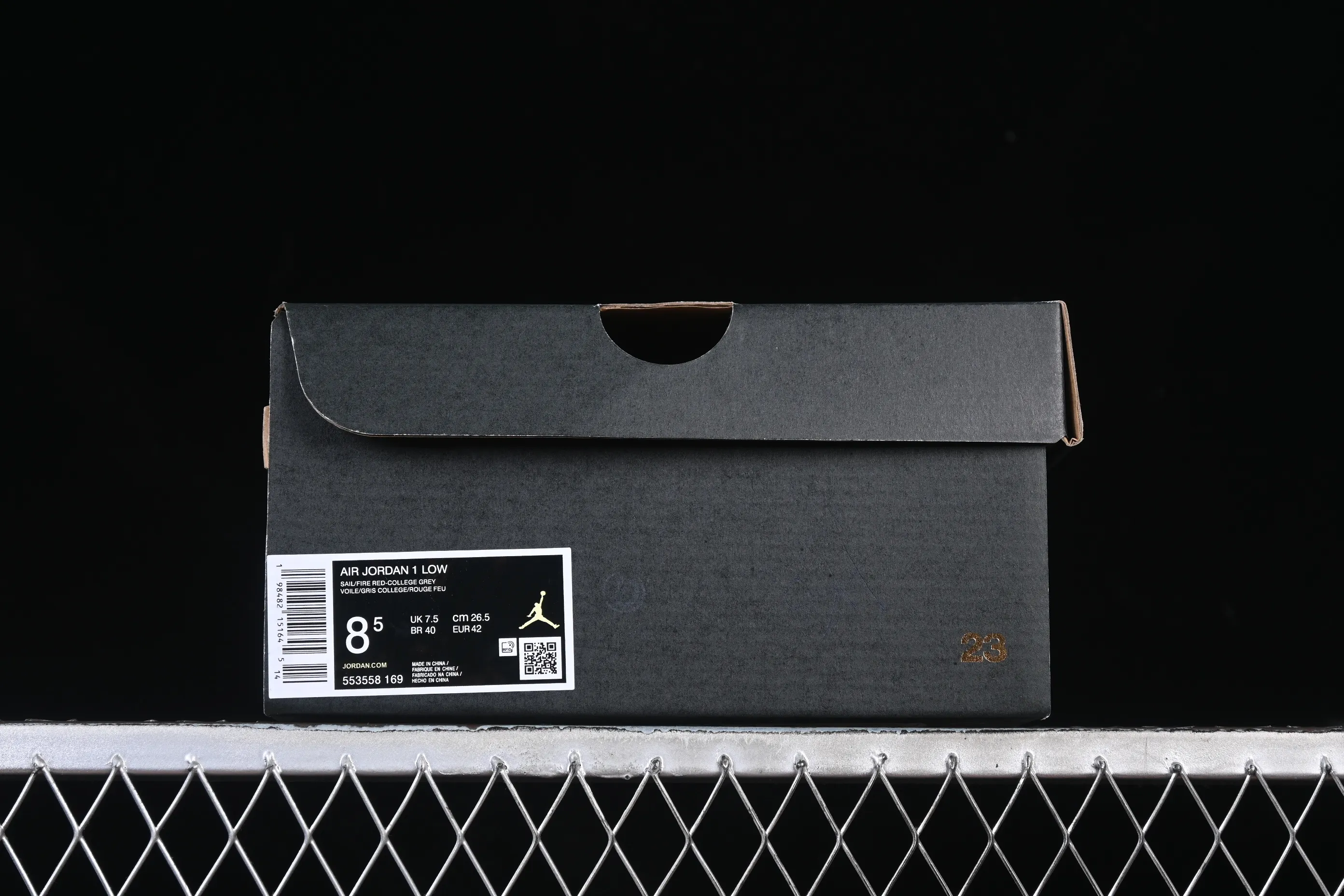 All categories Air Jordan Jordan series basketball shoes Air Jordan 1 Low G version pure original Air Jordan 1 Low AJ1 Joe 1 meter gray low-top retro culture basketball shoes 553558-169